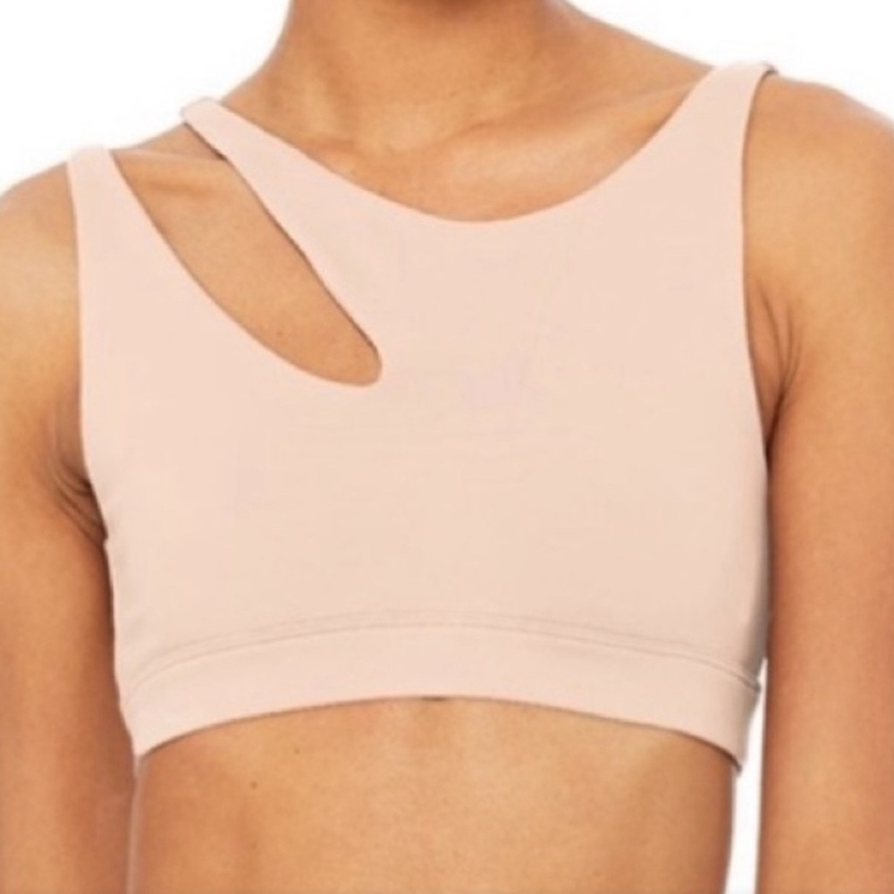 EUC Alo Peak Bra in Blush Rose